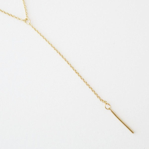 Delicate Lariat Necklace