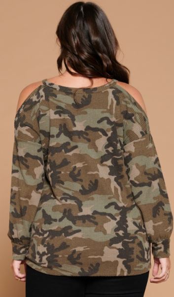 Camo Cold Shoulder