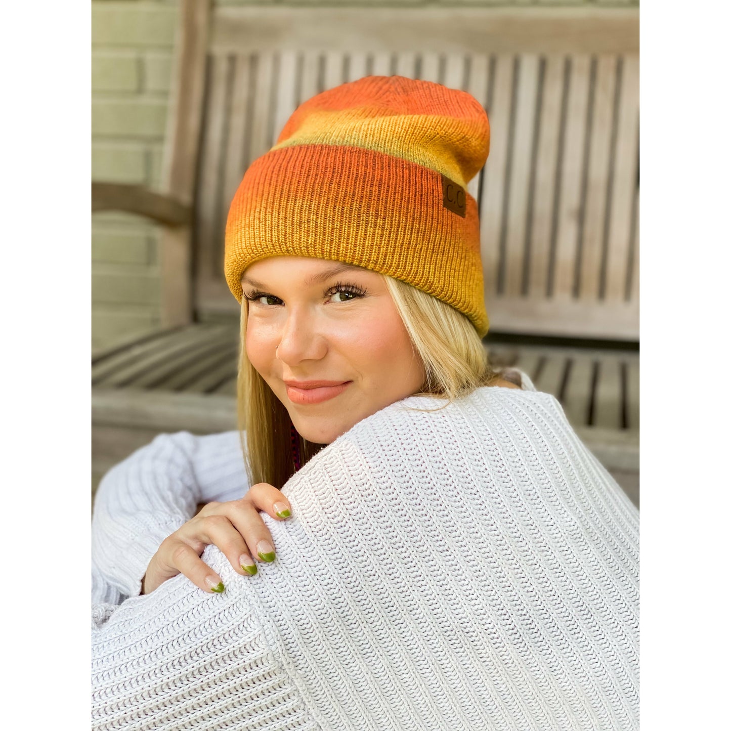 C.C. Beanie Unisex Ombré Cuffed Beanie