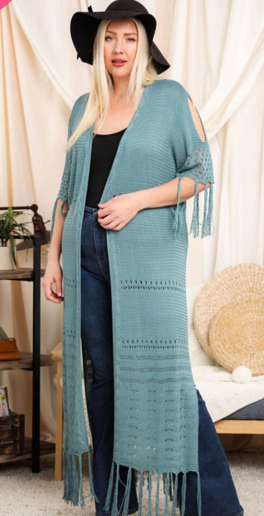 Four Seasons  Fringe Cardigan