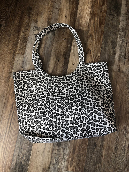 "Moves like Jaggar"  Leopard Tote