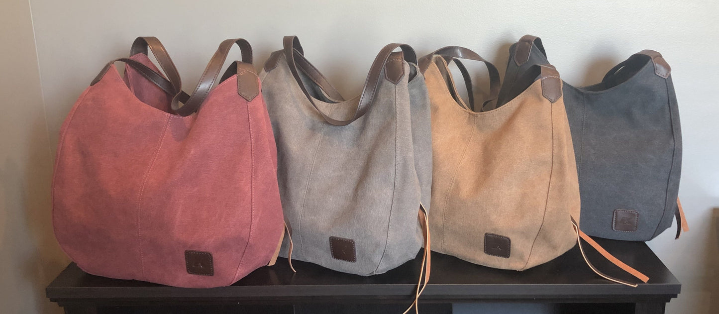 Canvas Hobo Bag